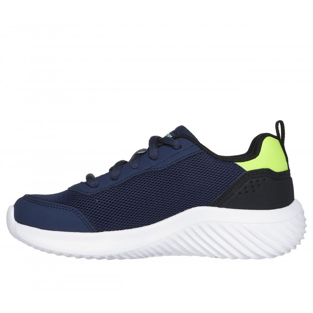 Zapatilla Niño Bounder-Tech Azul Skechers-3