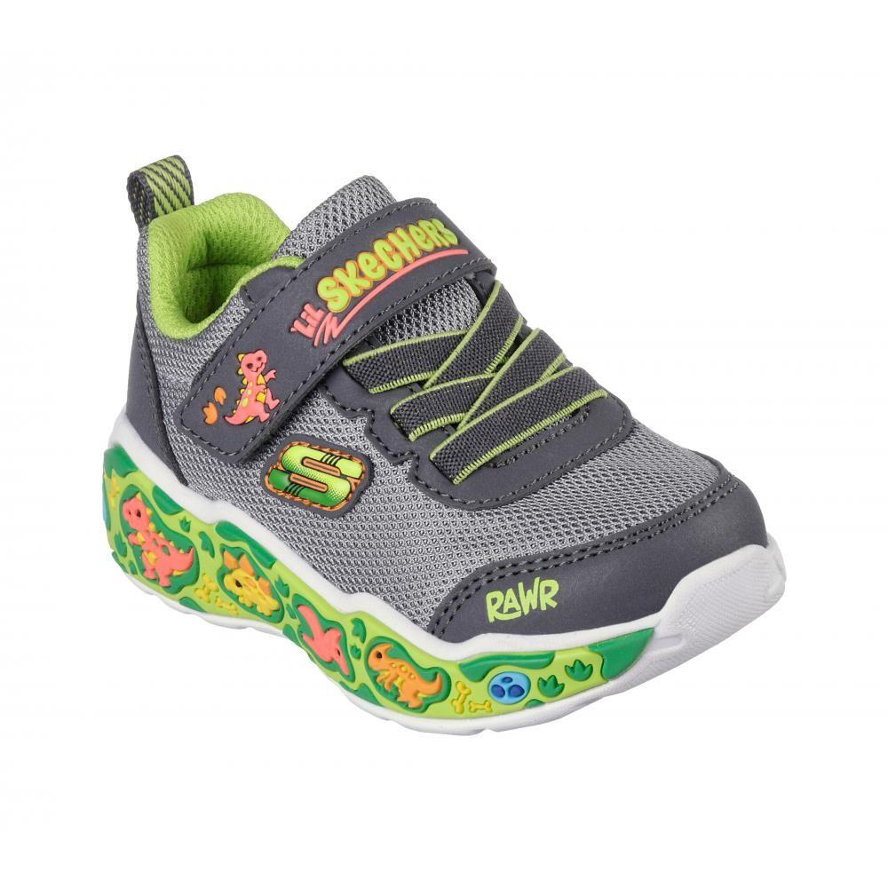 Zapatilla Niño Play Scene Gris Skechers-4