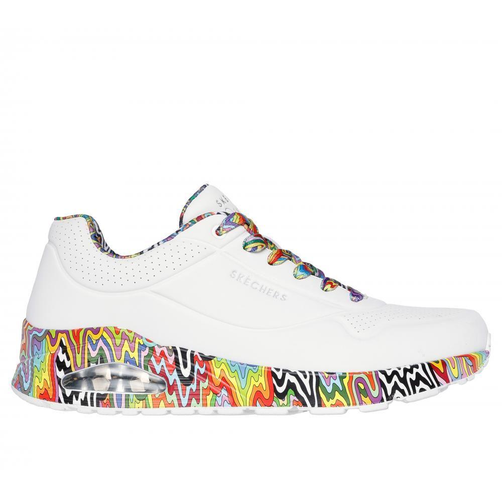 Zapatilla Hombre Uno Mini Drip Blanco Skechers-0