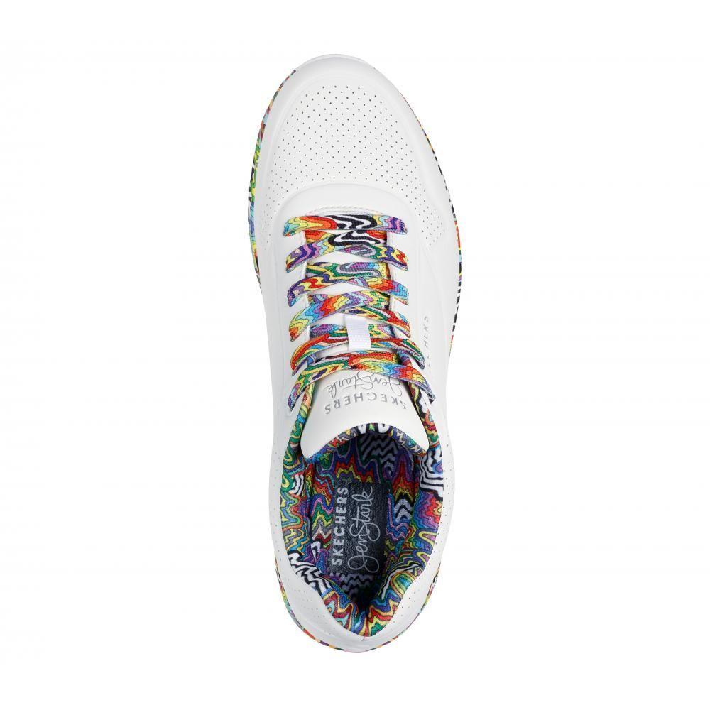 Zapatilla Hombre Uno Mini Drip Blanco Skechers-1