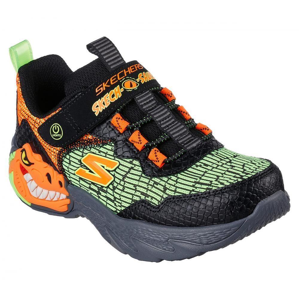 Zapatilla Niño DinoLights Negro Skechers-0