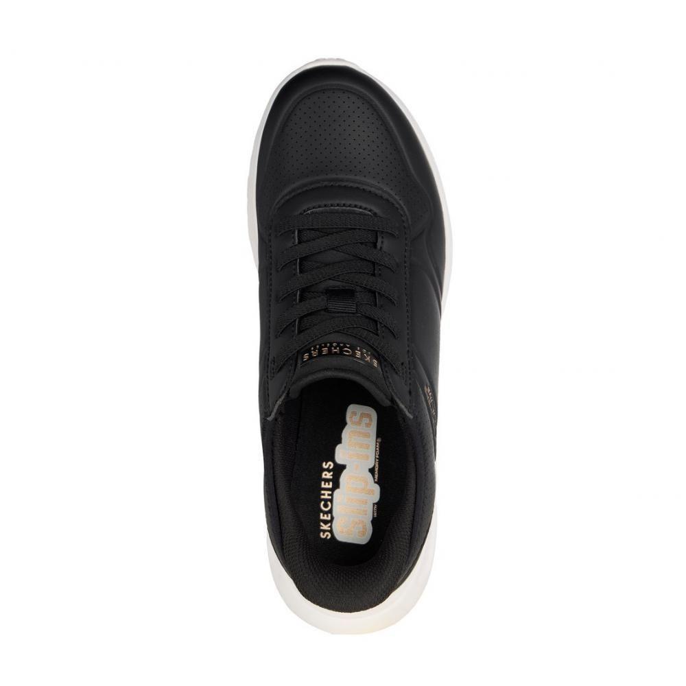 Zapatilla Mujer Uno Lite Negro BLK Skechers-1