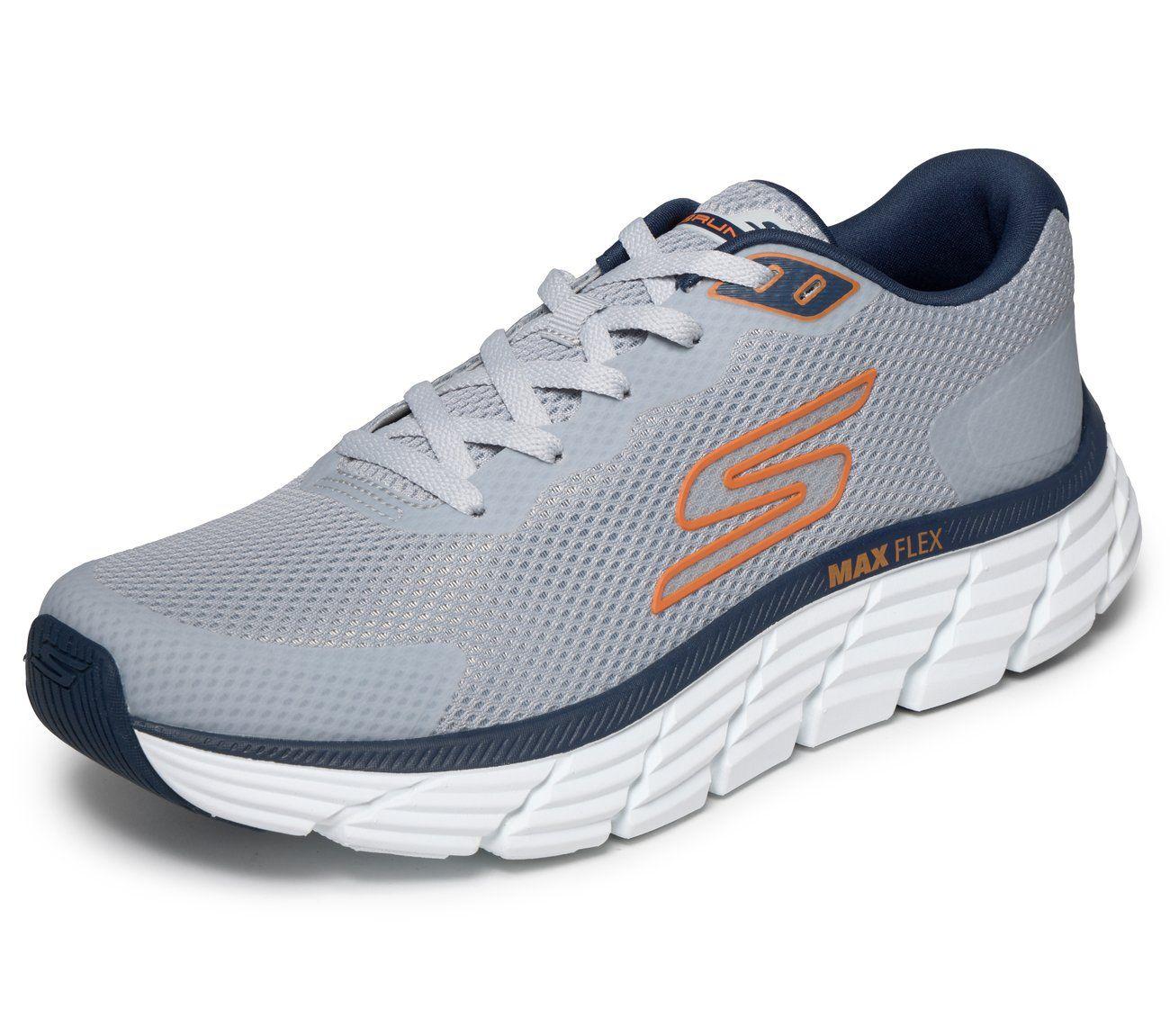 Zapatillas Hombre Max Flex Gris Skechers-4