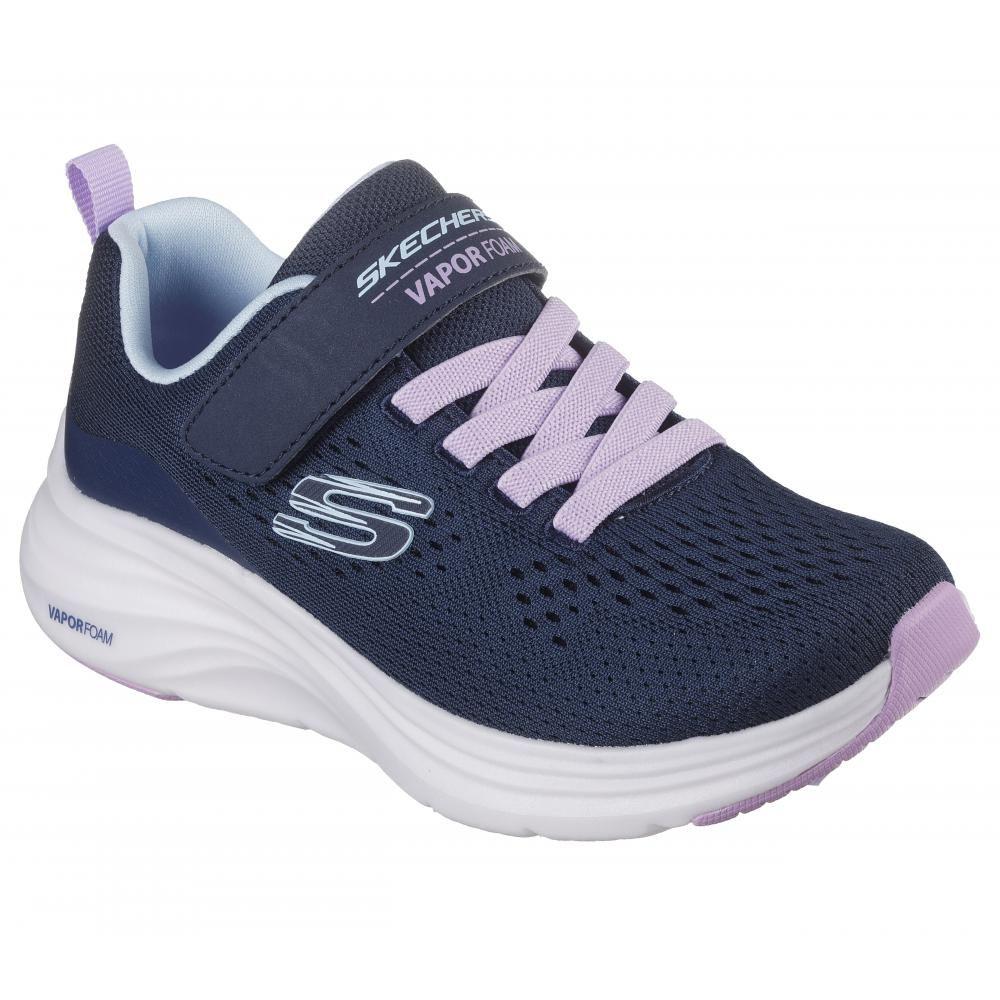Zapatilla Niña Vapor Foam Fresh Trend Azul Skechers-4