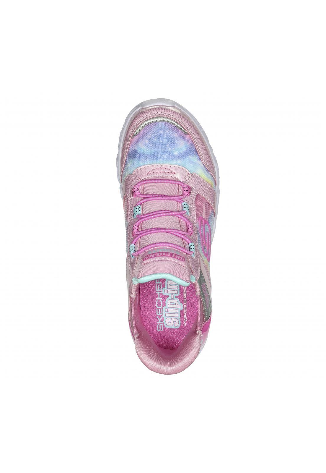 Zapatillas Niña Galaxy Lights Rosado MT Skechers-1
