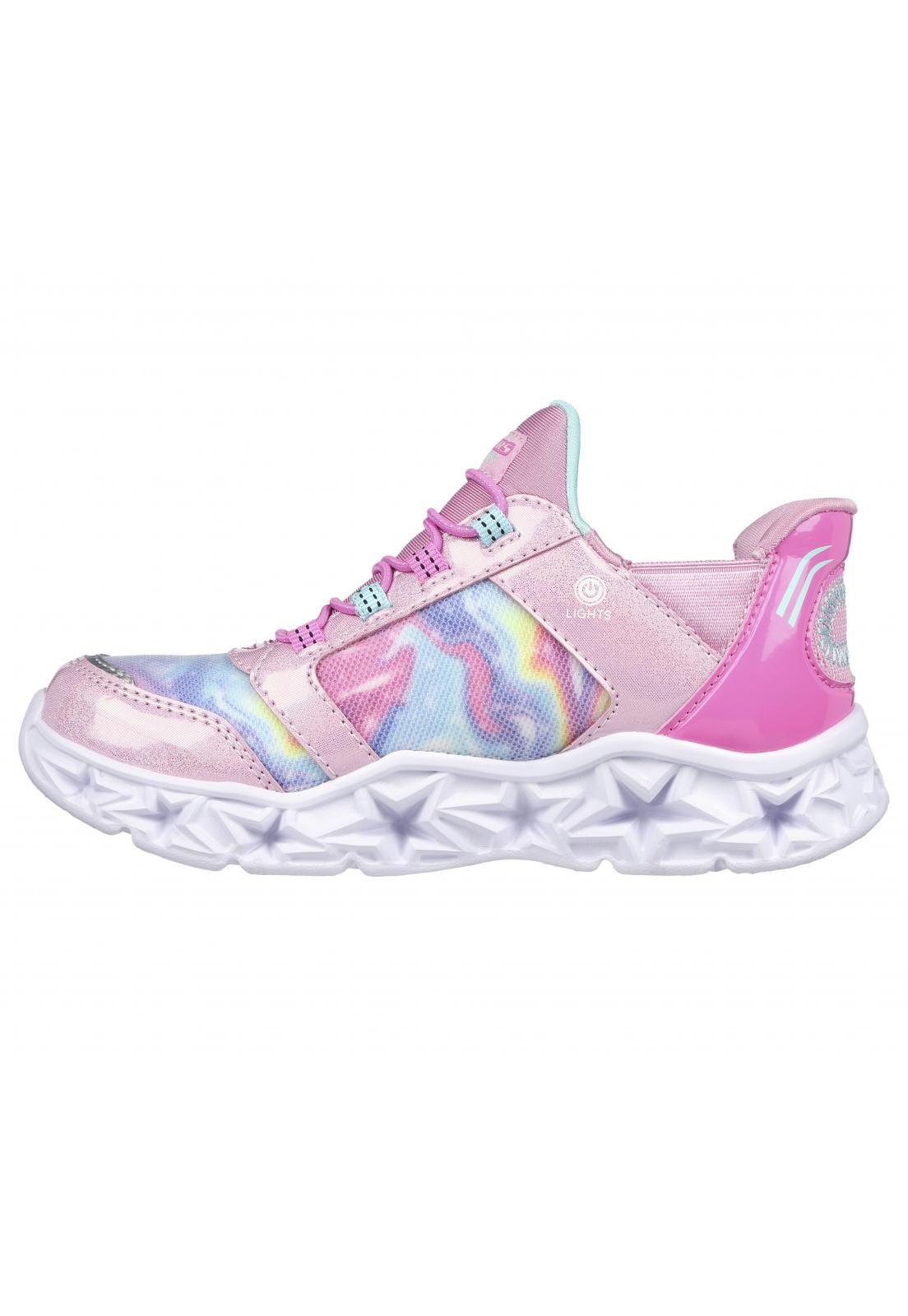 Zapatillas Niña Galaxy Lights Rosado MT Skechers-3
