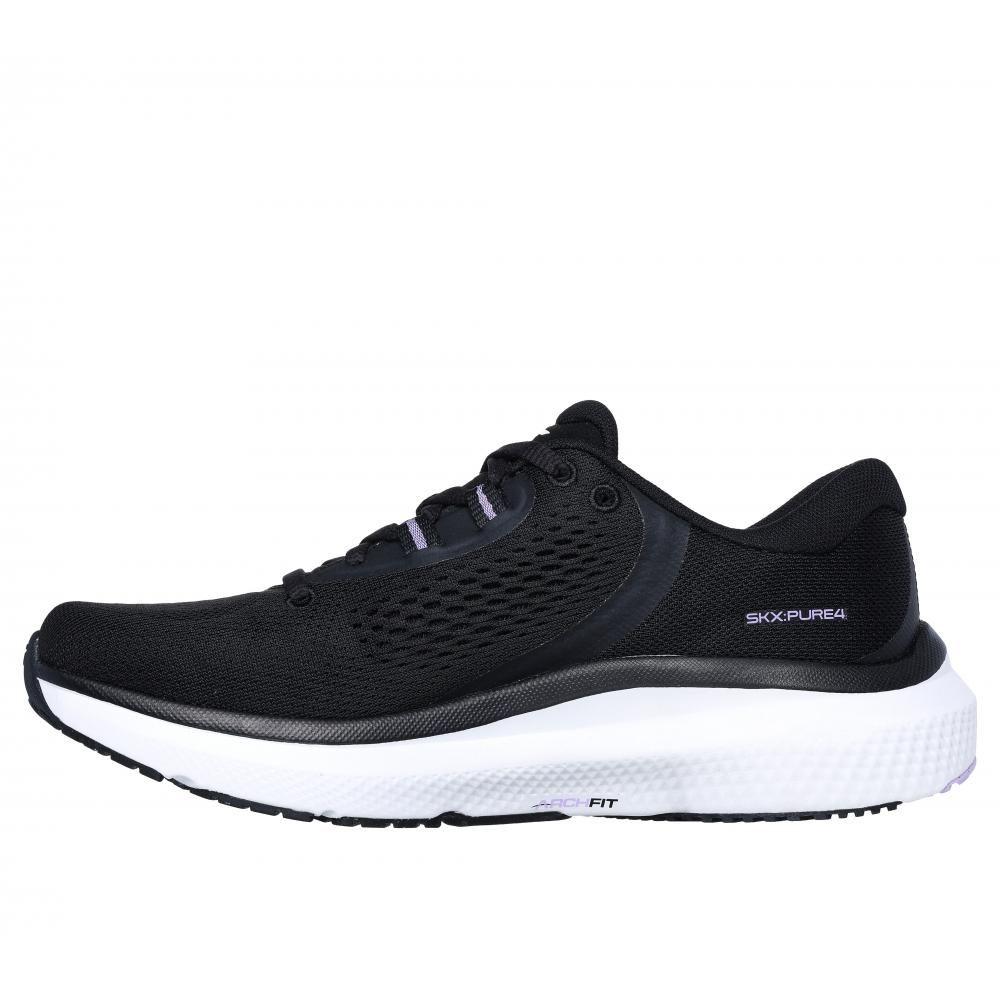 Zapatilla Mujer Go Run Pure 4 Negro Skechers-3