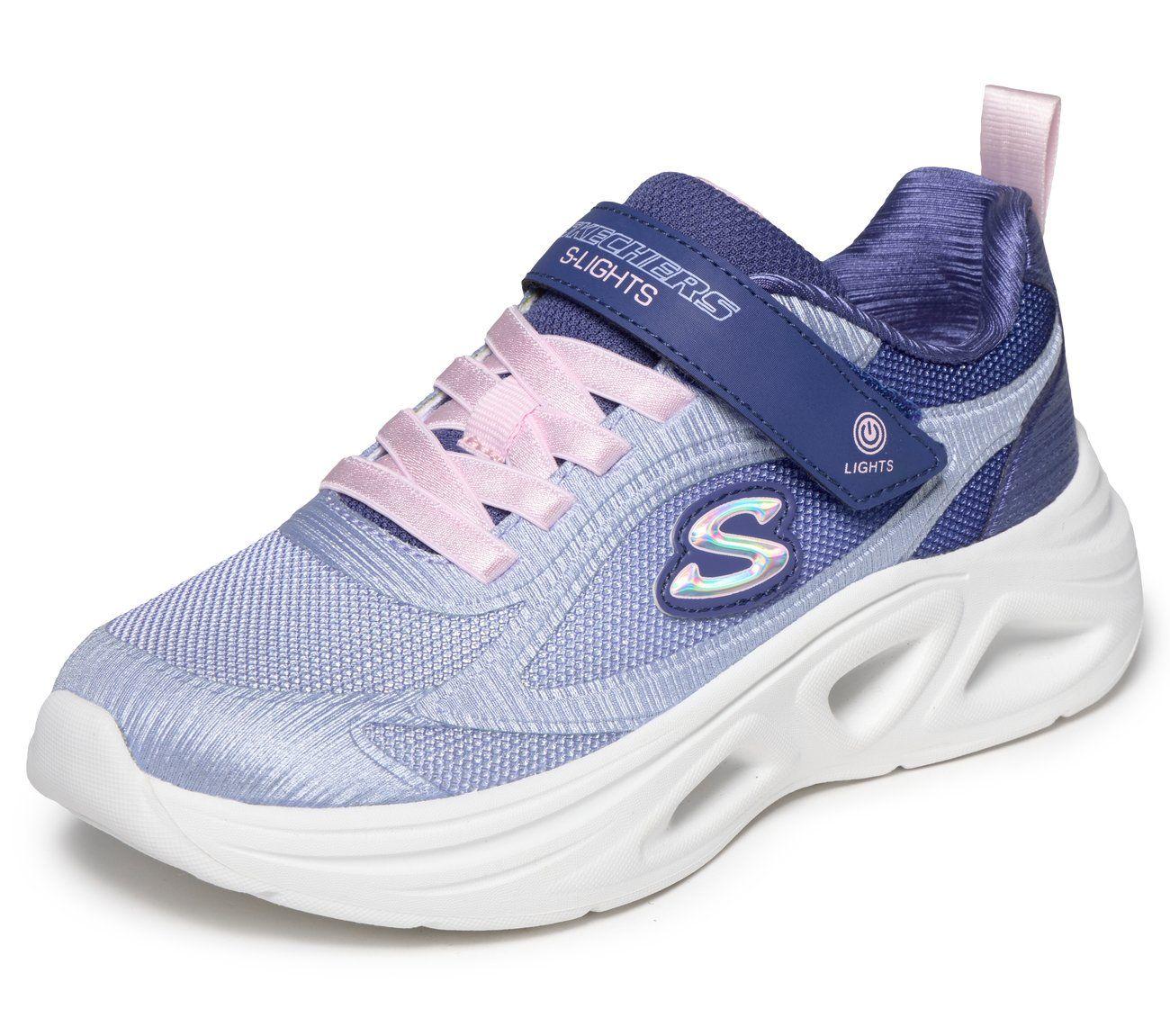 Zapatillas Niña Sola Glow 2.0 Azul Skechers-5
