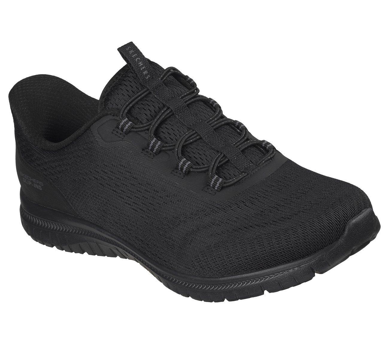 Zapatillas Mujer Slip-ins Virtue Negro Skechers-3