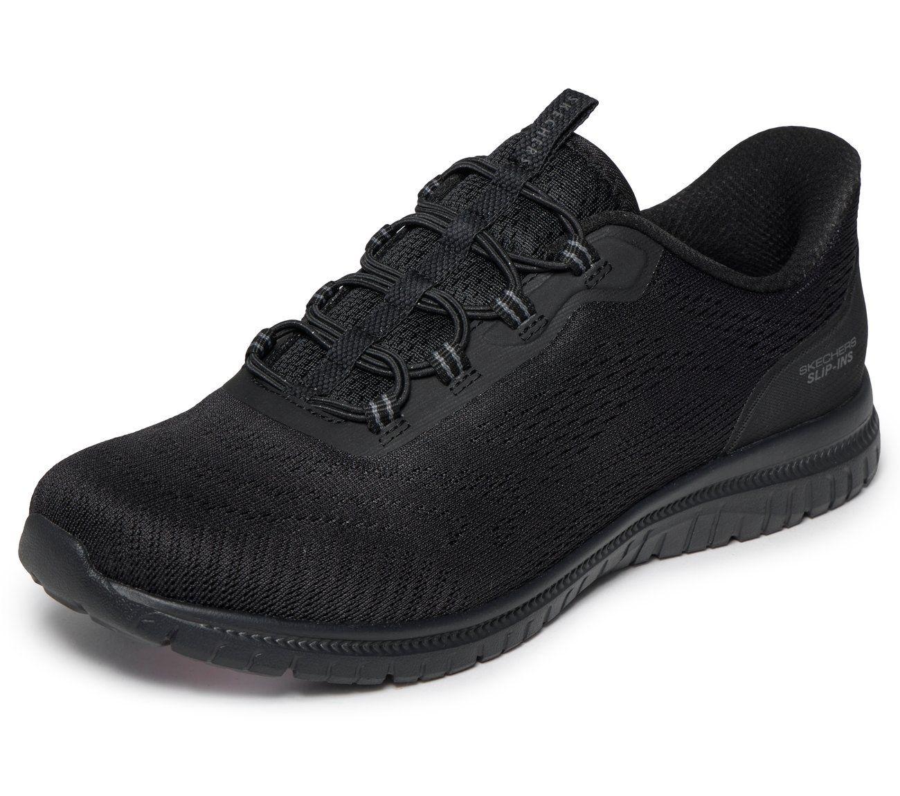 Zapatillas Mujer Slip-ins Virtue Negro Skechers-4