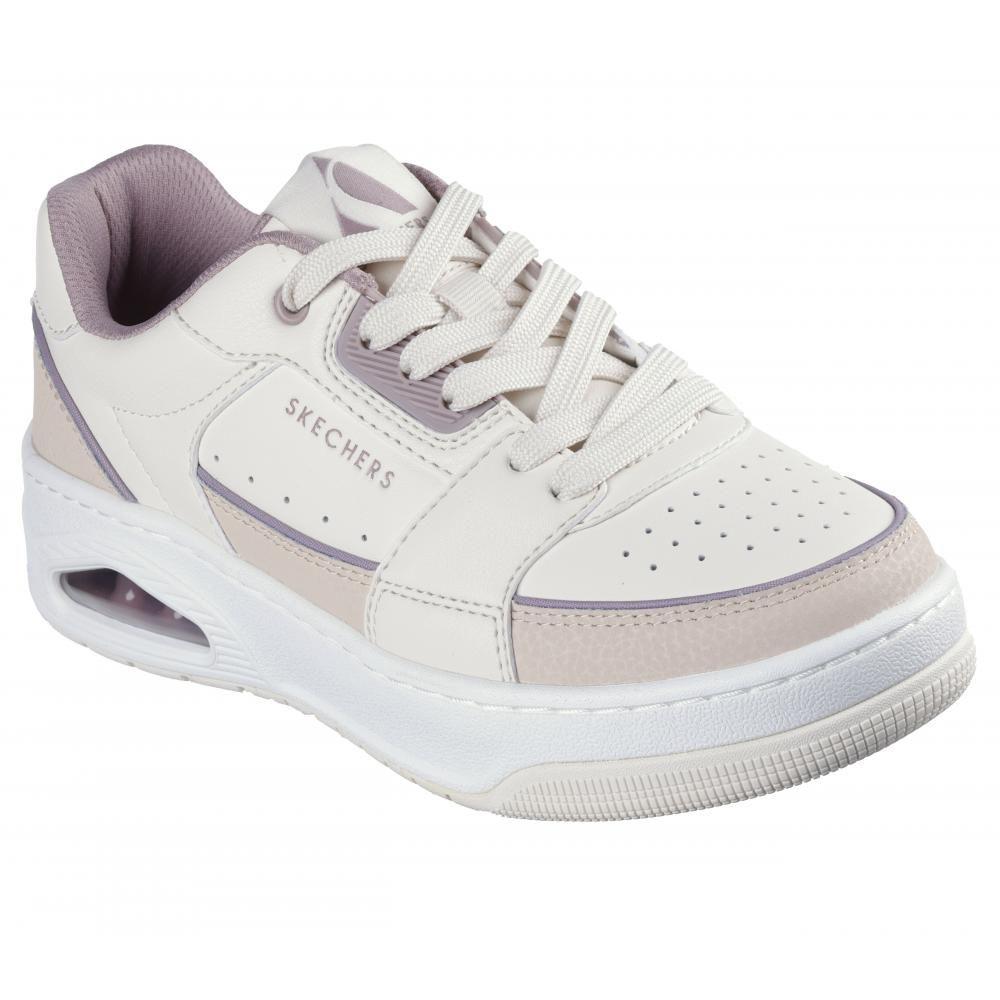 Zapatilla Mujer Uno Court Courted Style Rosado Skechers-4