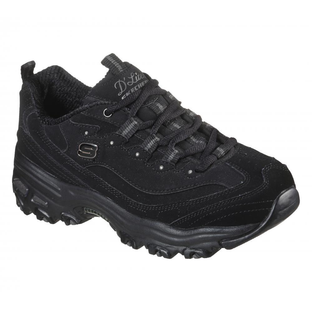 Zapatilla Mujer D'Lites Play On Negra Skechers-5