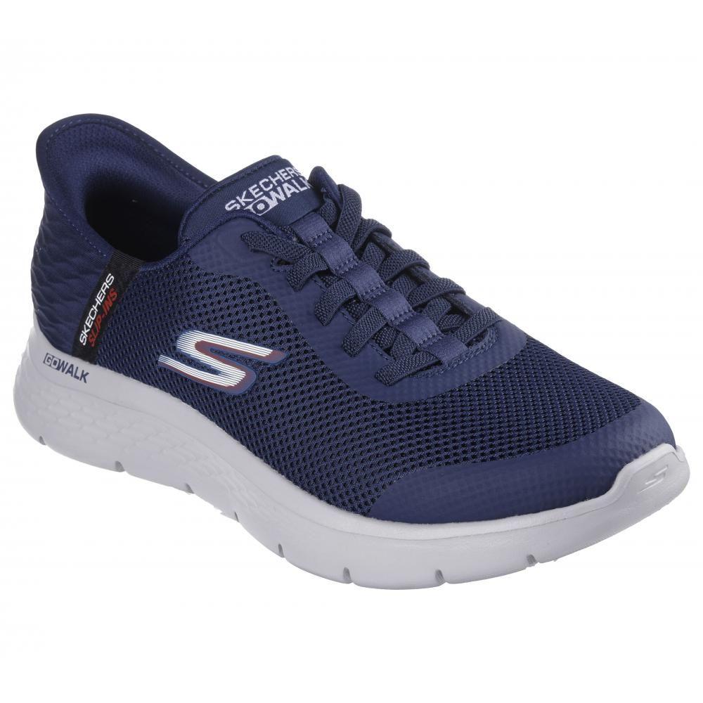 Zapatilla Hombre Skechers Slip-ins: Go Walk Flex Hands Azul-4