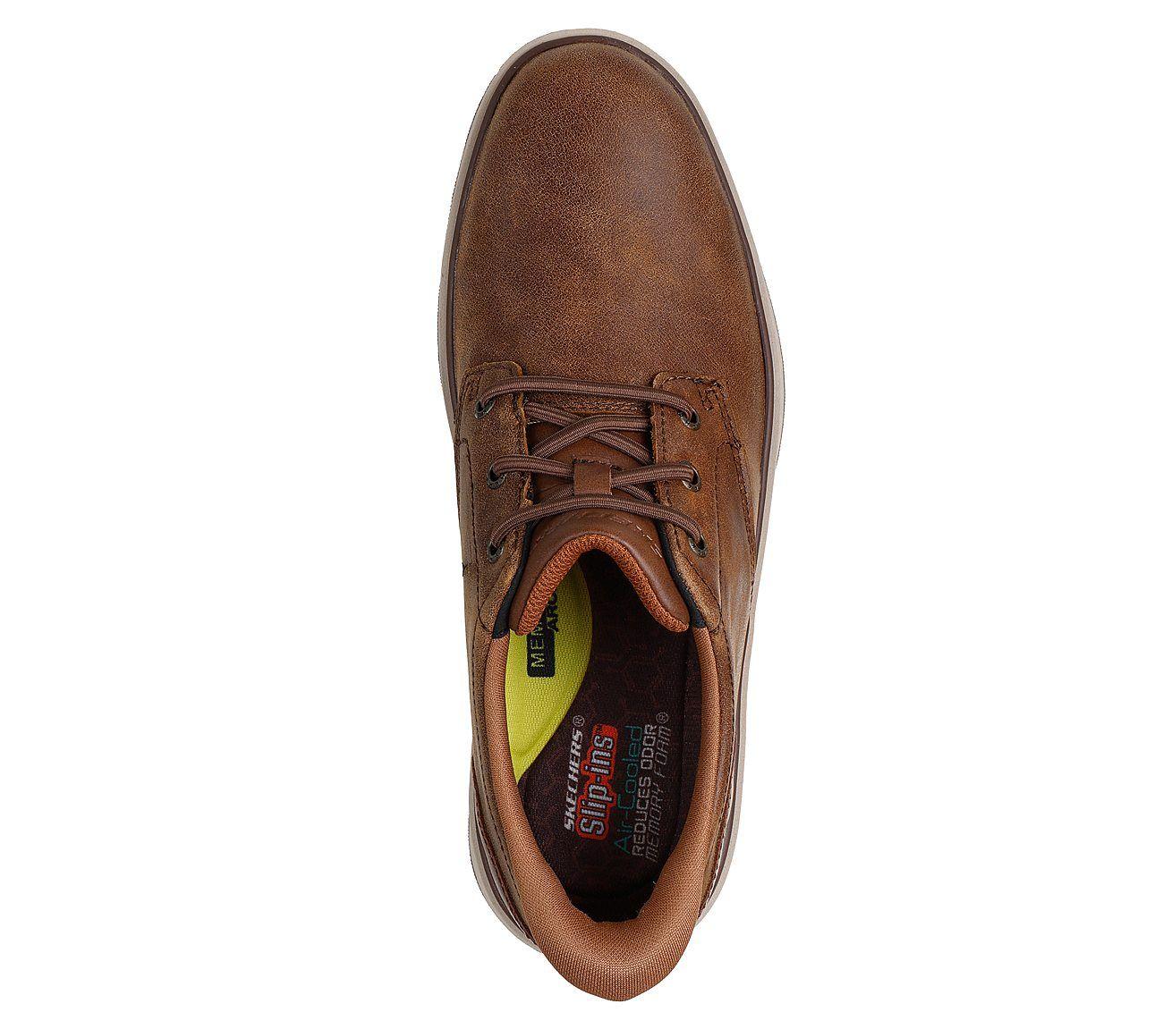 Zapatillas Skechers Hombre Slip-Ins Burkett Lonzo Café-1