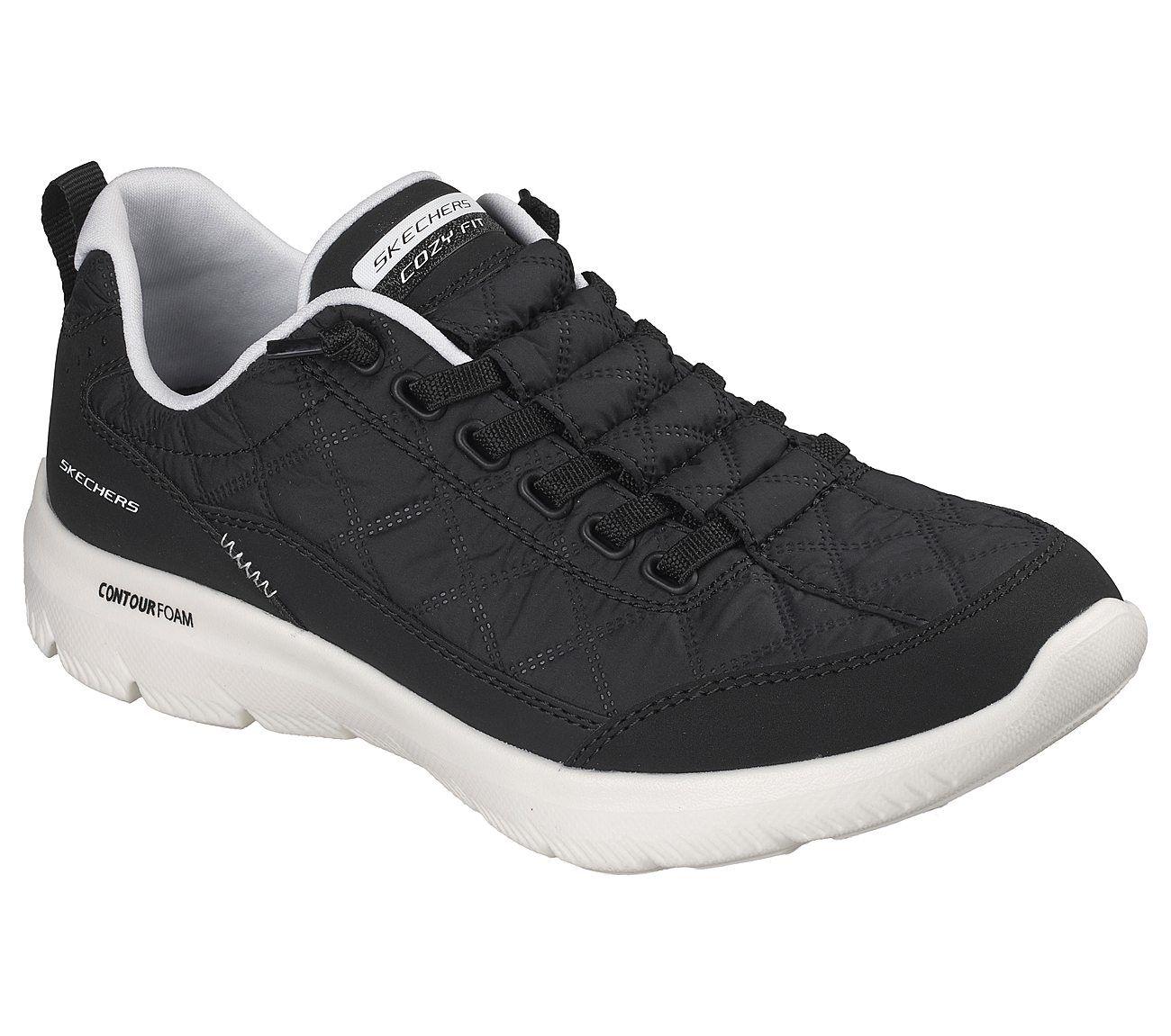 Zapatillas Skechers Mujer Slip-Ins Summits Contour Negro-4