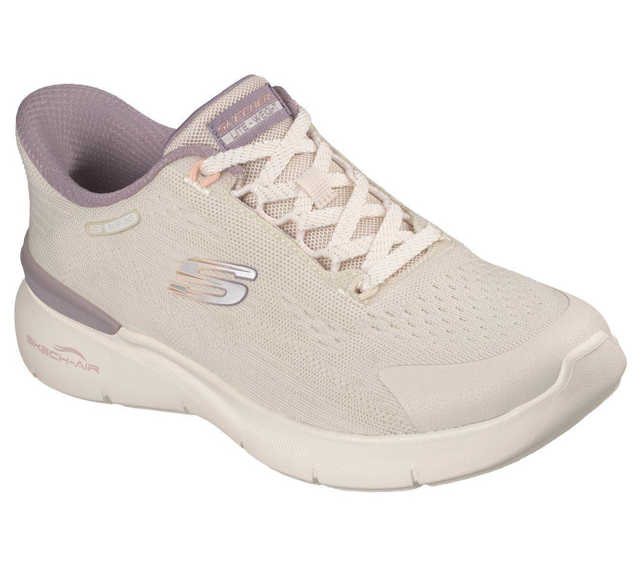 Zapatillas Mujer Slip-ins Skech Air D 2.0 Beige Skechers-3