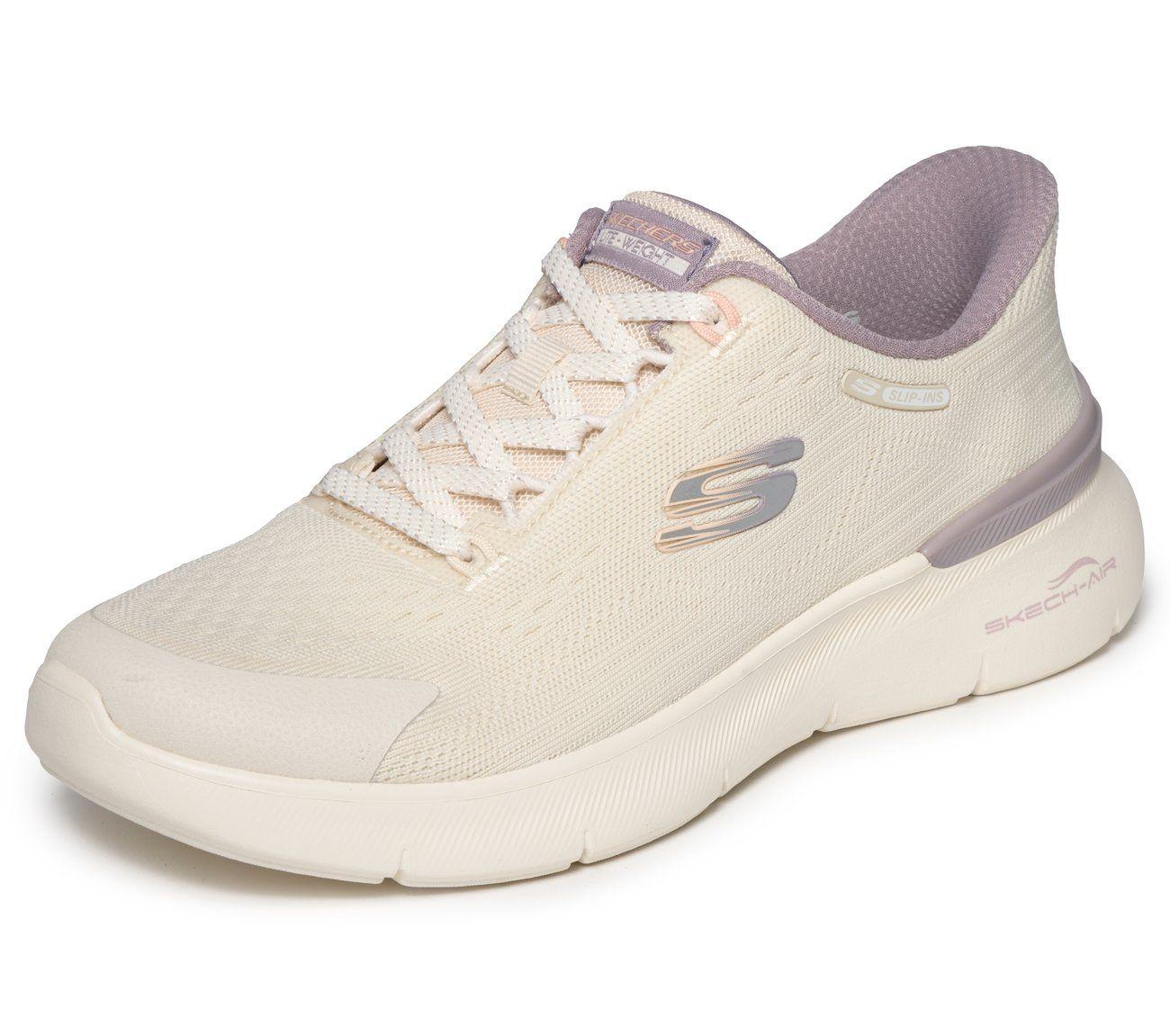 Zapatillas Mujer Slip-ins Skech Air D 2.0 Beige Skechers-4