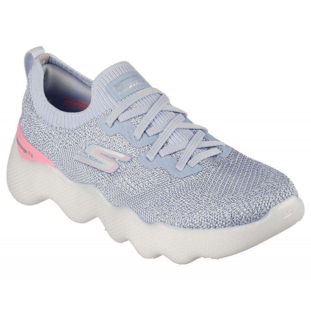 Zapatilla Mujer Go Walk Massage Fit Gris Skechers-0