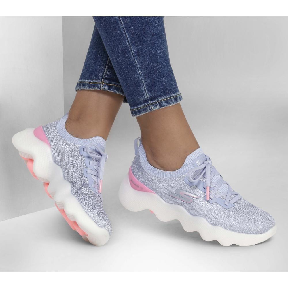 Zapatilla Mujer Go Walk Massage Fit Gris Skechers-1