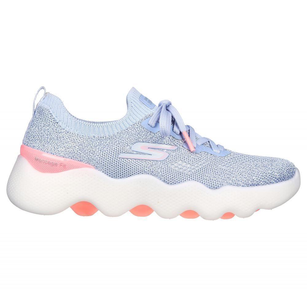 Zapatilla Mujer Go Walk Massage Fit Gris Skechers-4