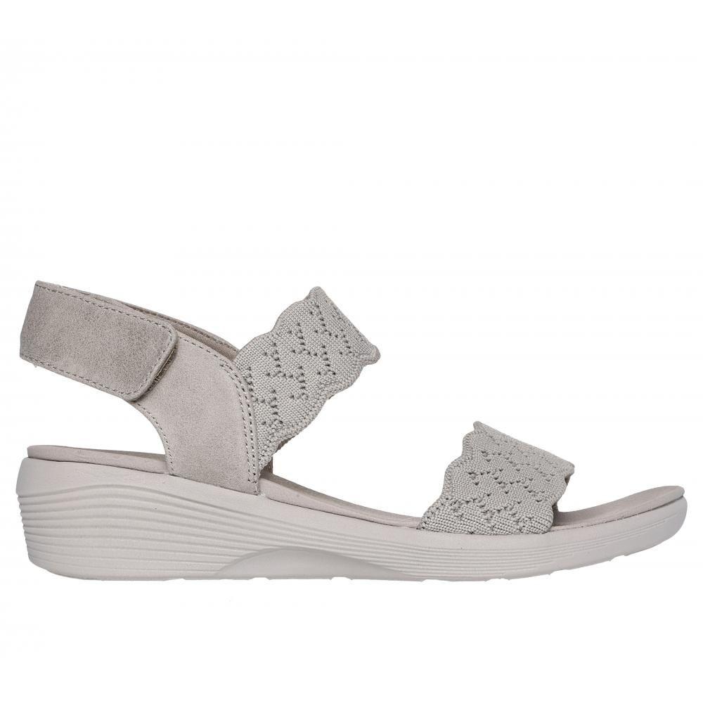 Sandalia Mujer Arya On The Rise Beige Skechers-0