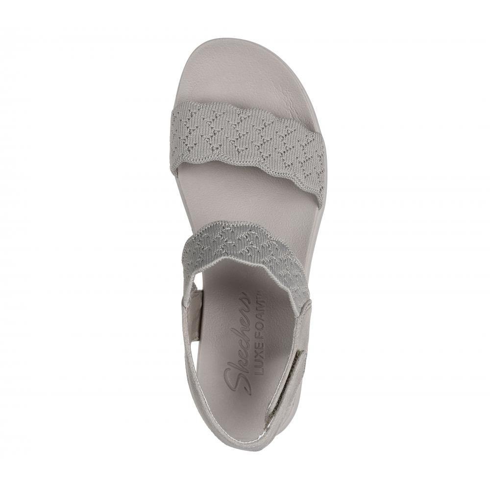 Sandalia Mujer Arya On The Rise Beige Skechers-1
