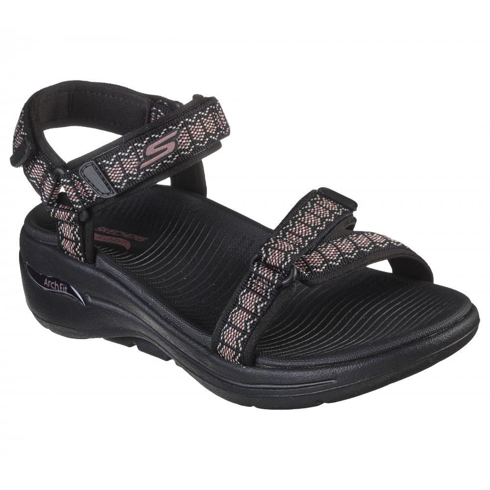 Sandalia Mujer Go Walk Arch Fit AffinityNegro Skechers-4