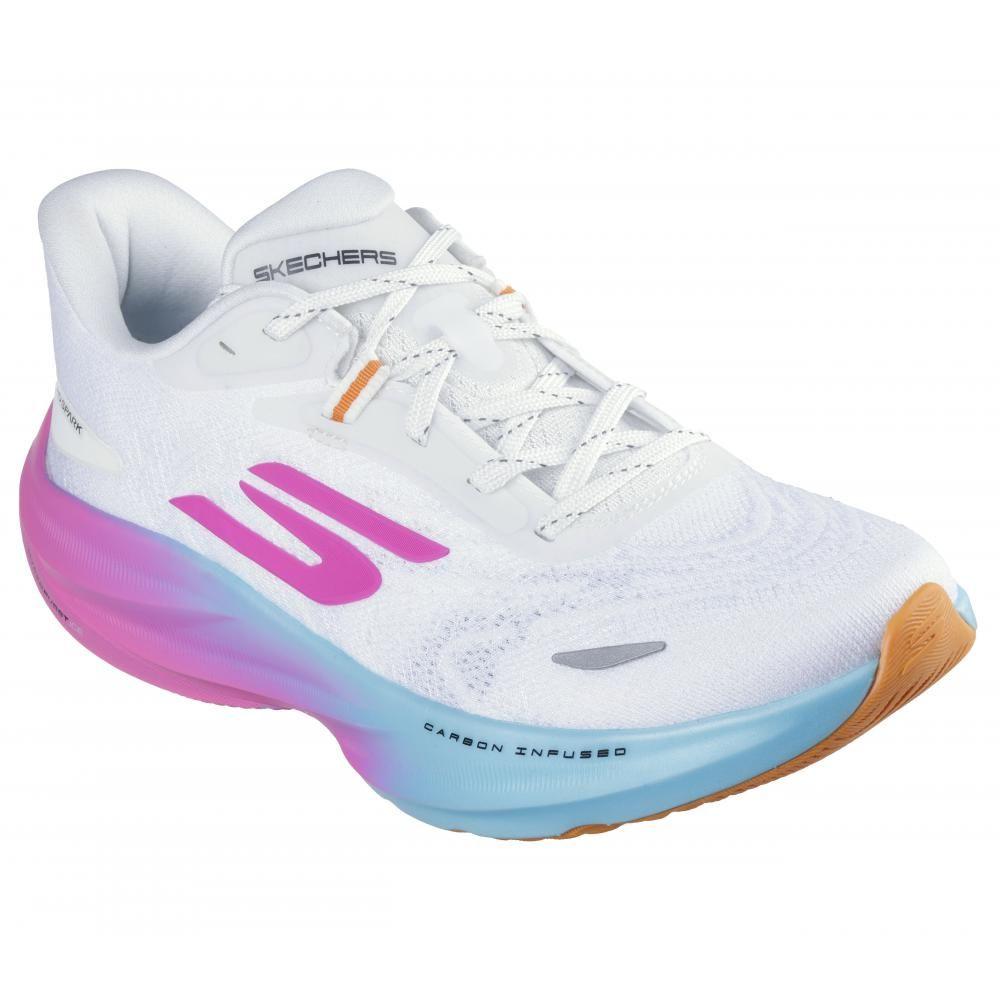 Zapatilla Mujer Go Run Ride 12 Blanco Skechers-4