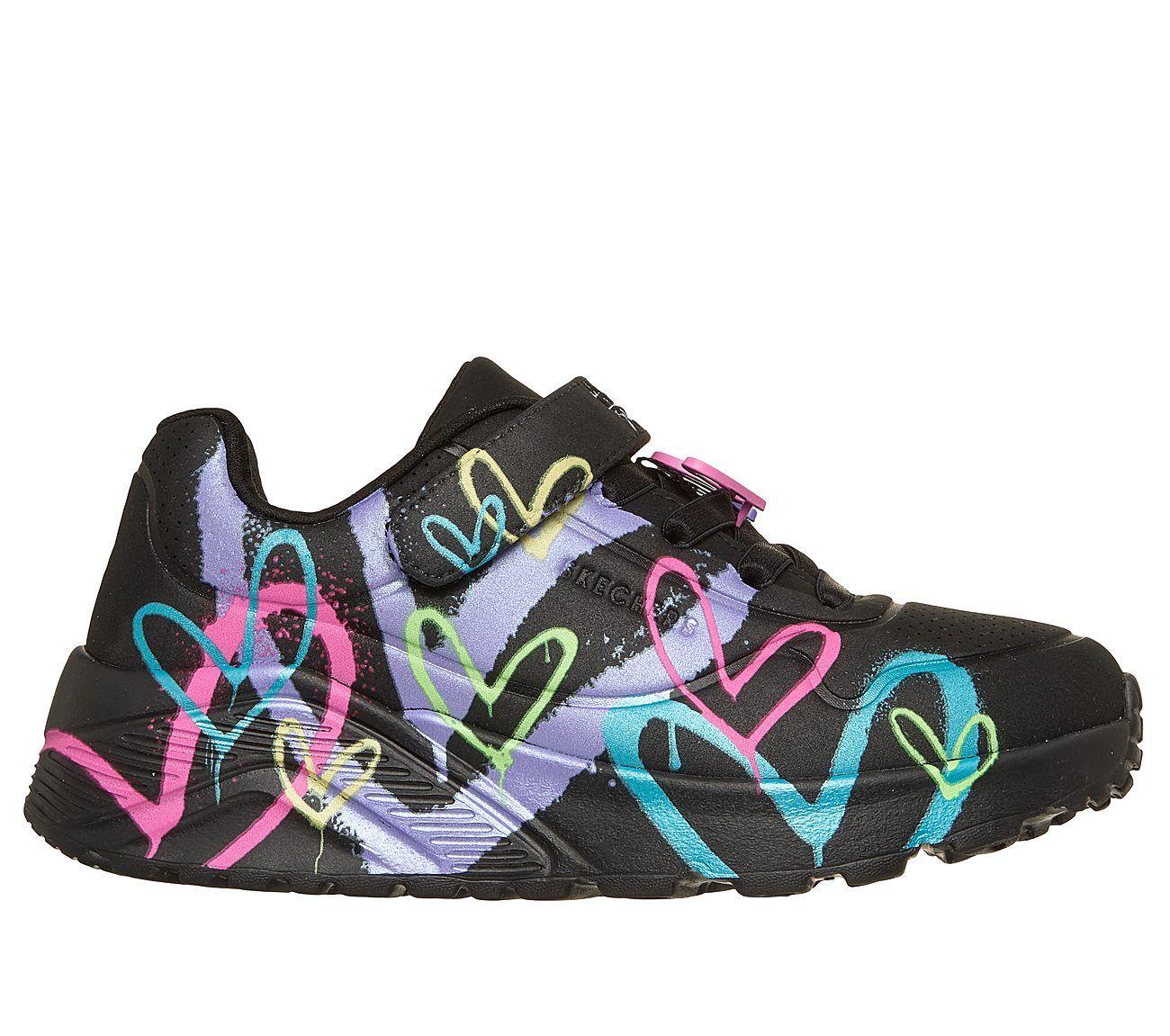 Zapatillas Skechers Niña Jgoldcrown Uno Lite Negro-0