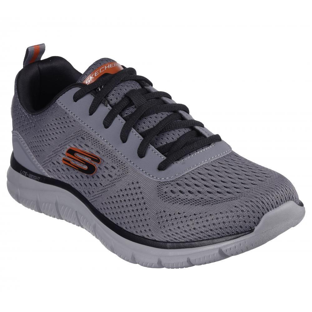 Zapatilla Hombre Track Leshur Gris Skechers-4