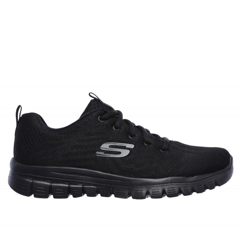 Zapatillas Mujer Graceful Get Connected Negro BK Skechers-0