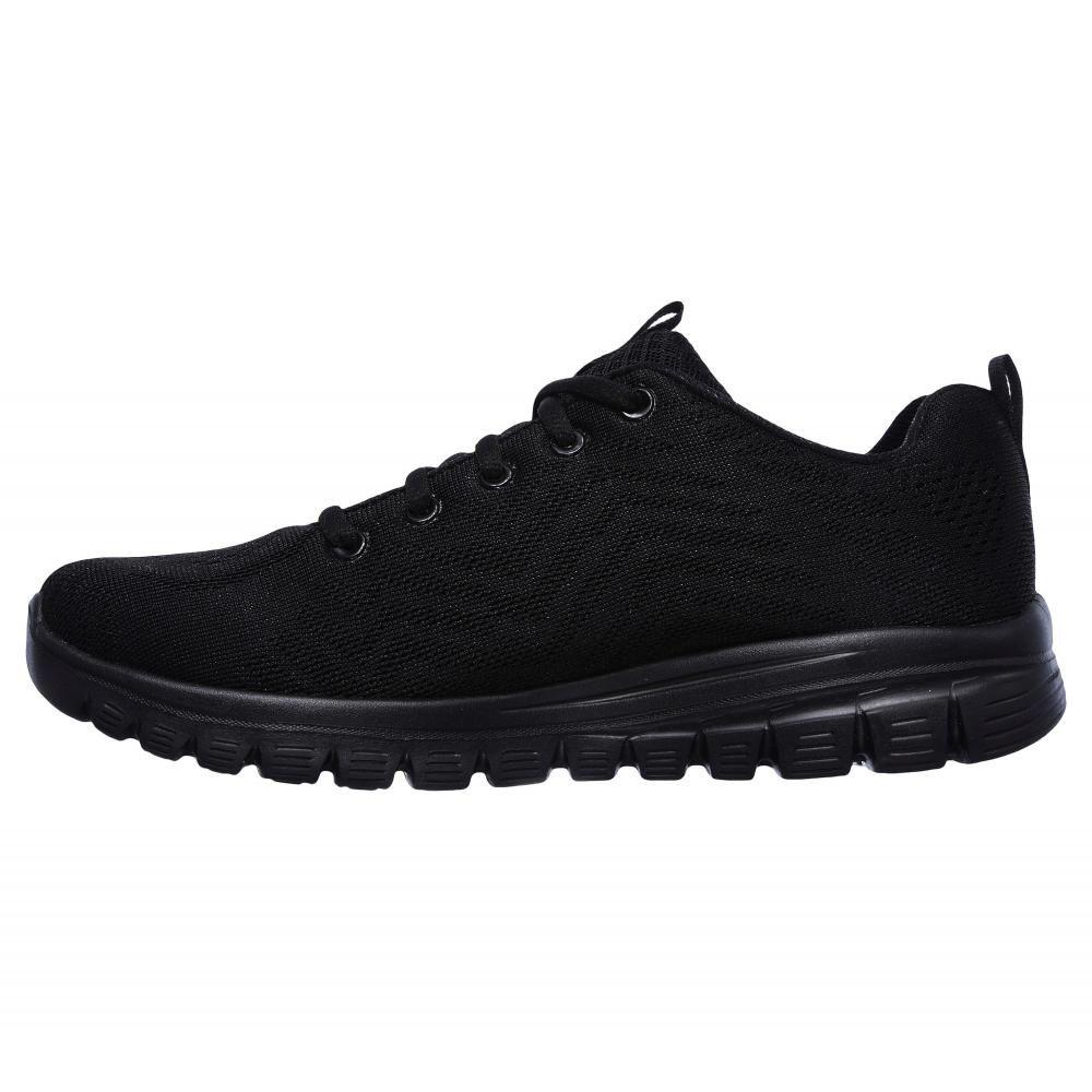 Zapatillas Mujer Graceful Get Connected Negro BK Skechers-3