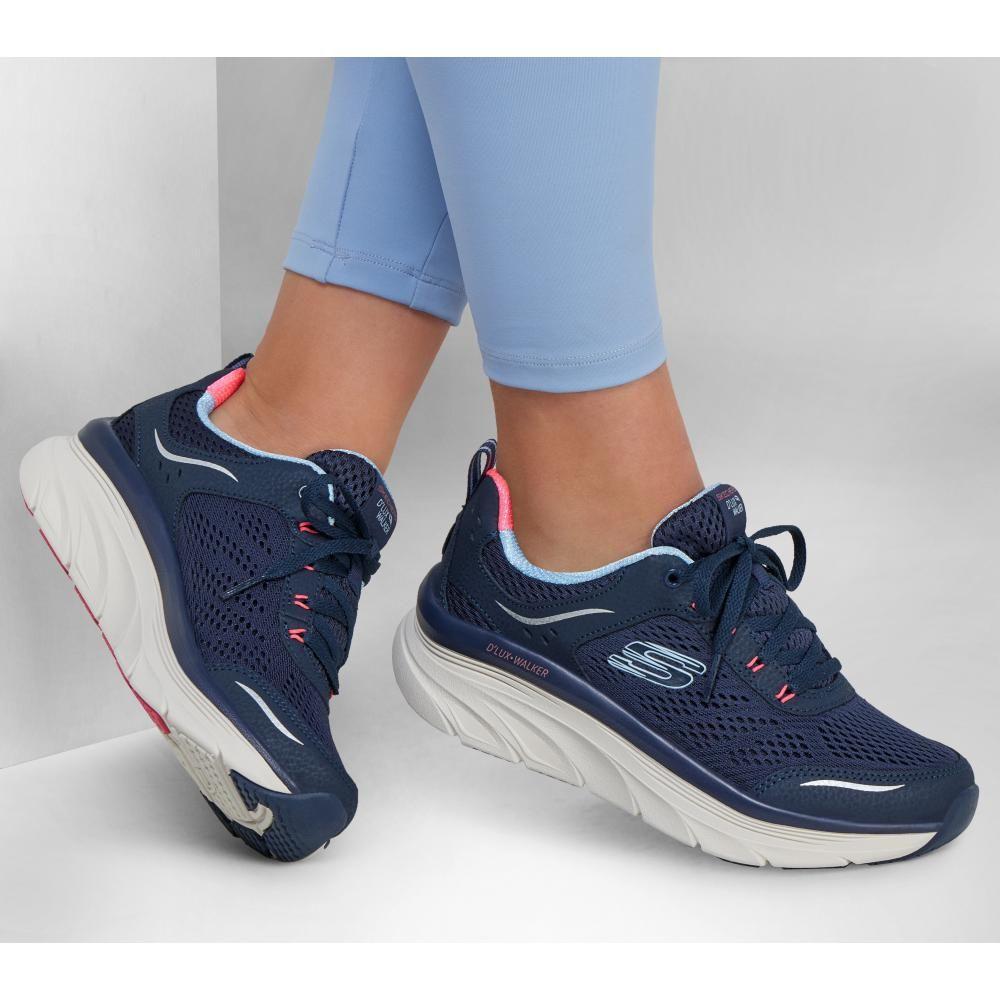 Zapatilla Mujer D'Lux Walker Infinite Motion Azul Skechers A-1