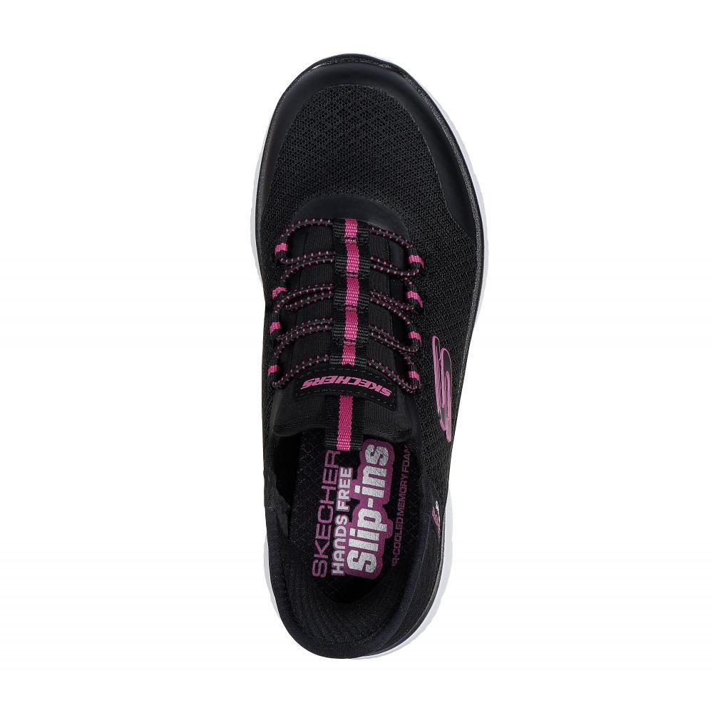 Zapatilla Niña Skechers Slip-ins: Summits Negro-1