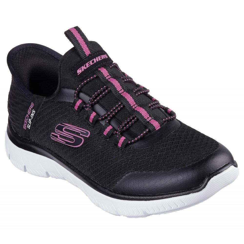 Zapatilla Niña Skechers Slip-ins: Summits Negro-4