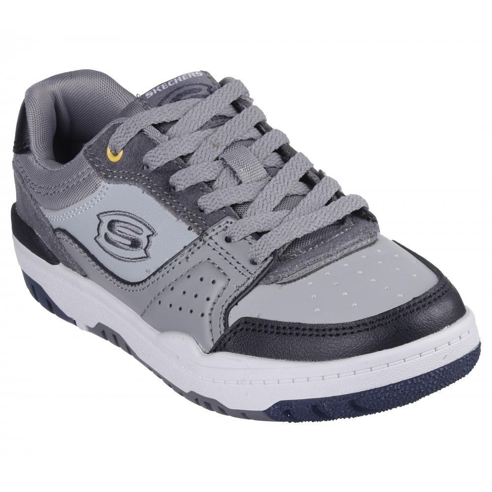 Zapatilla Niño Skx-228 Gris Skechers-4