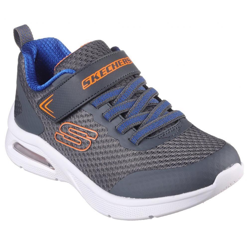 Zapatillas Niño Microspec Max Gris Skechers A-3