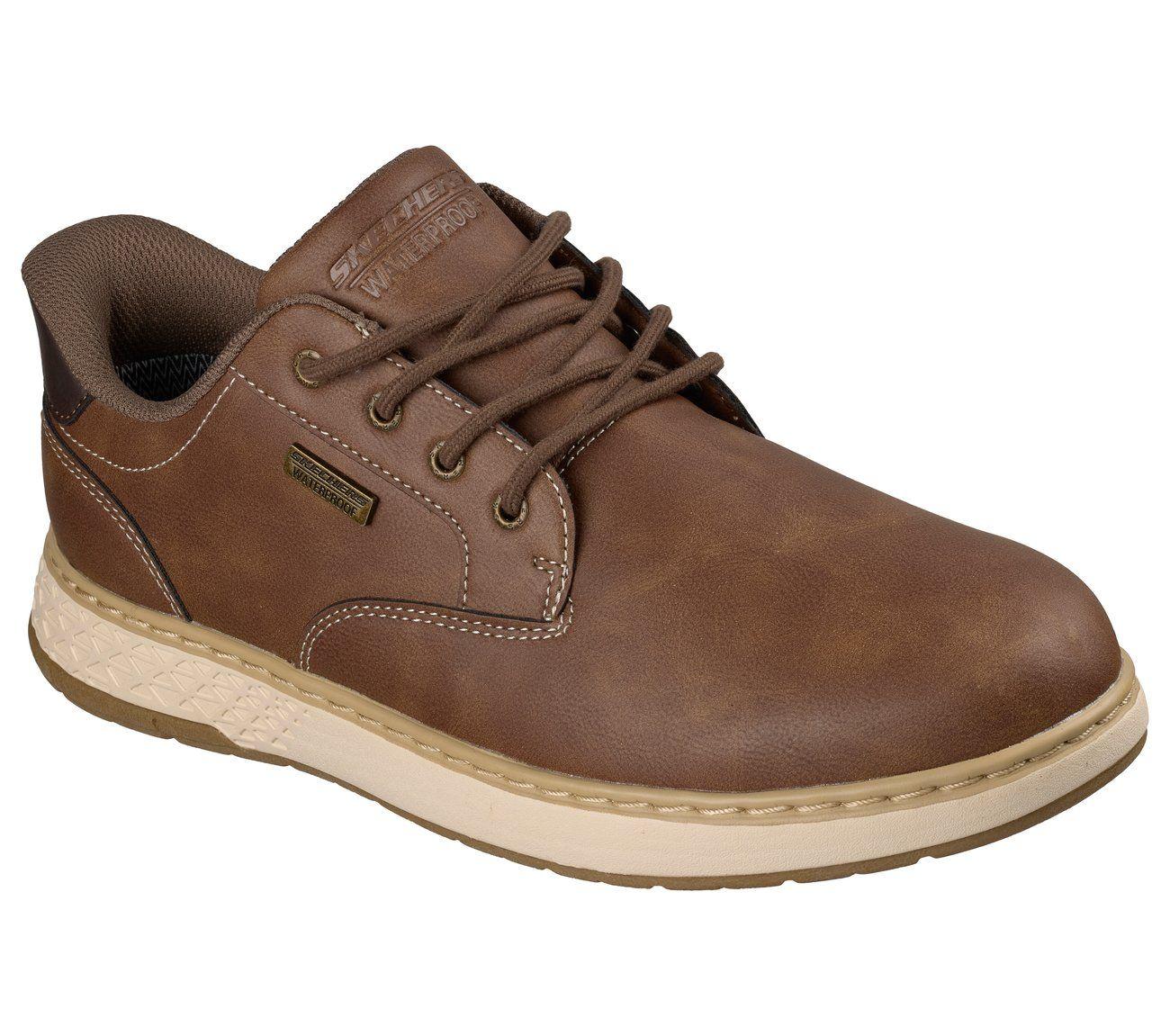 Zapatos Hombre Slip-ins Garlan Café Skechers-3