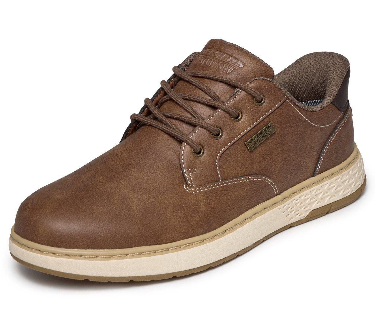 Zapatos Hombre Slip-ins Garlan Café Skechers-4