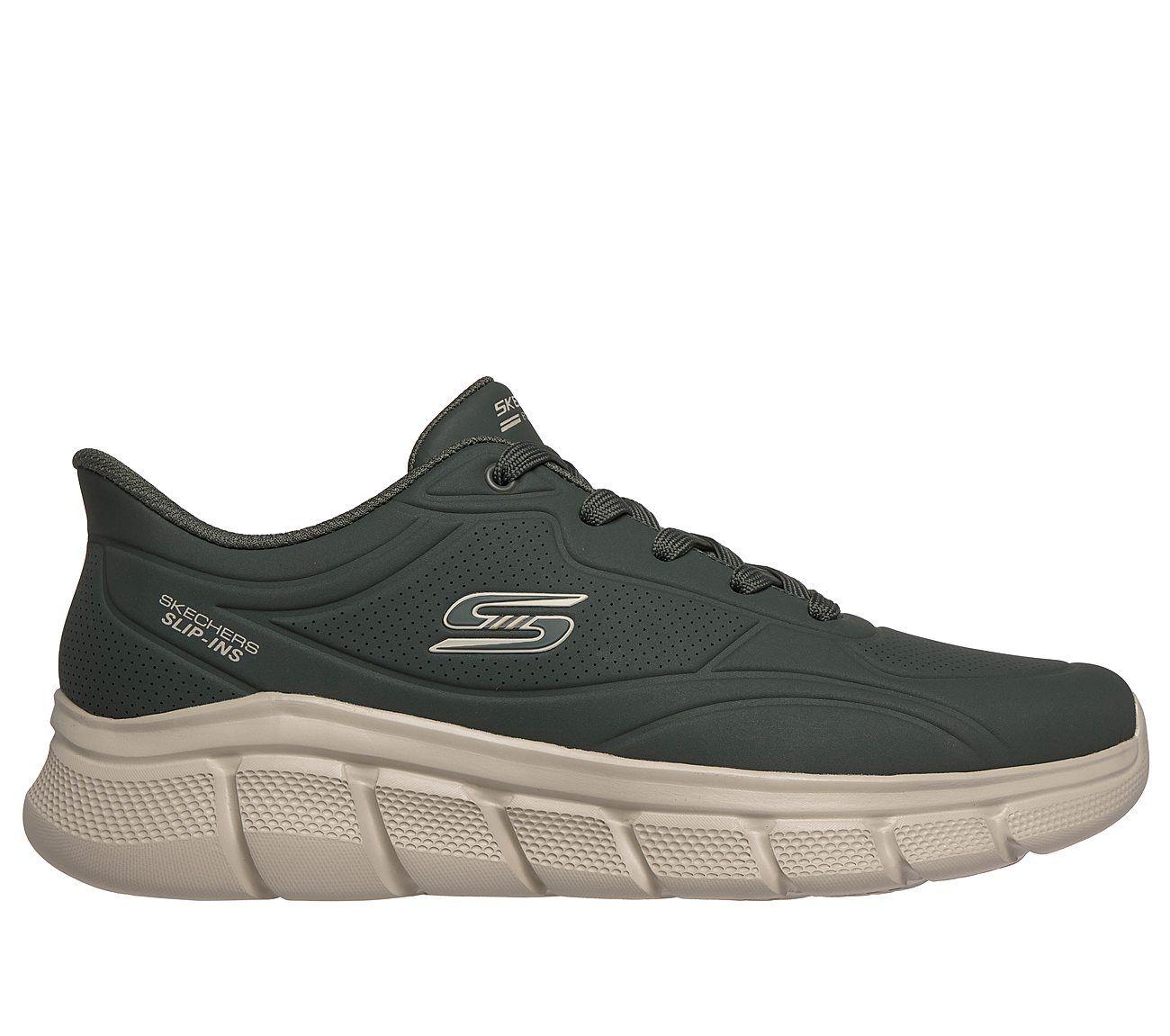 Zapatillas Skechers Hombre Slip-Ins Bobs Sport B Flex Verde-0