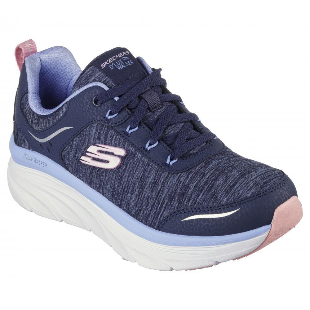 Zapatilla Mujer D'Lux Walker Azul Skechers-0