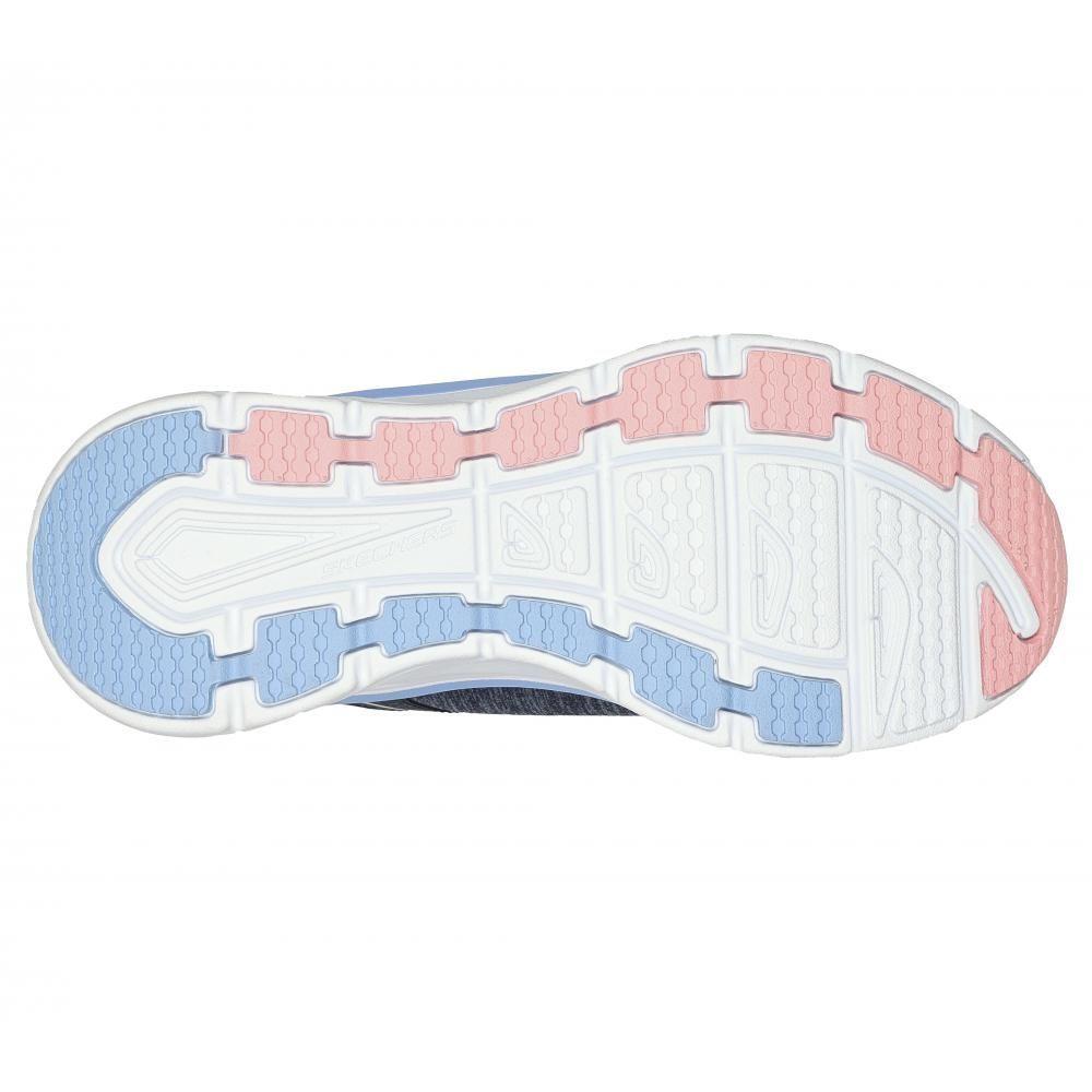 Zapatilla Mujer D'Lux Walker Azul Skechers-2