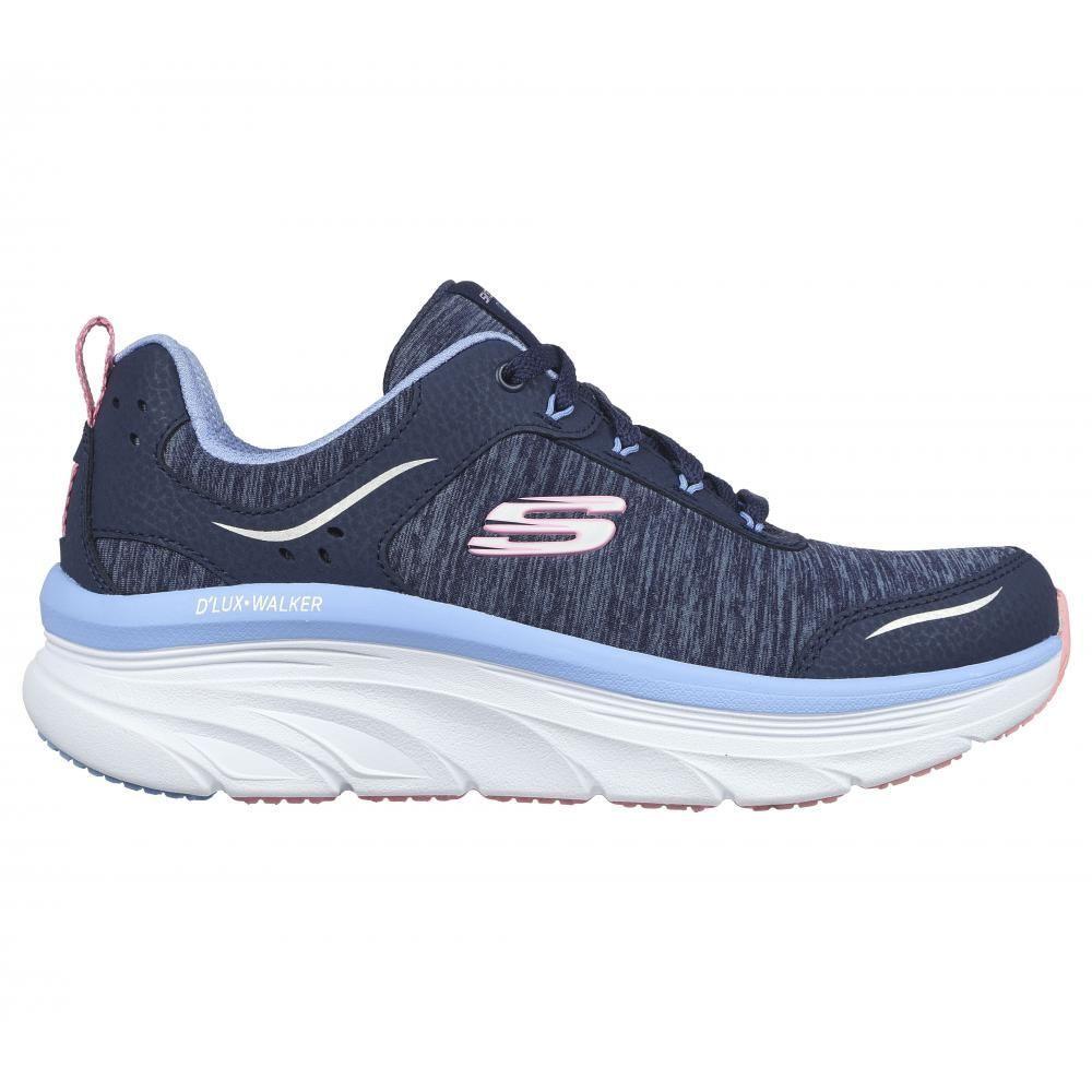 Zapatilla Mujer D'Lux Walker Azul Skechers-4