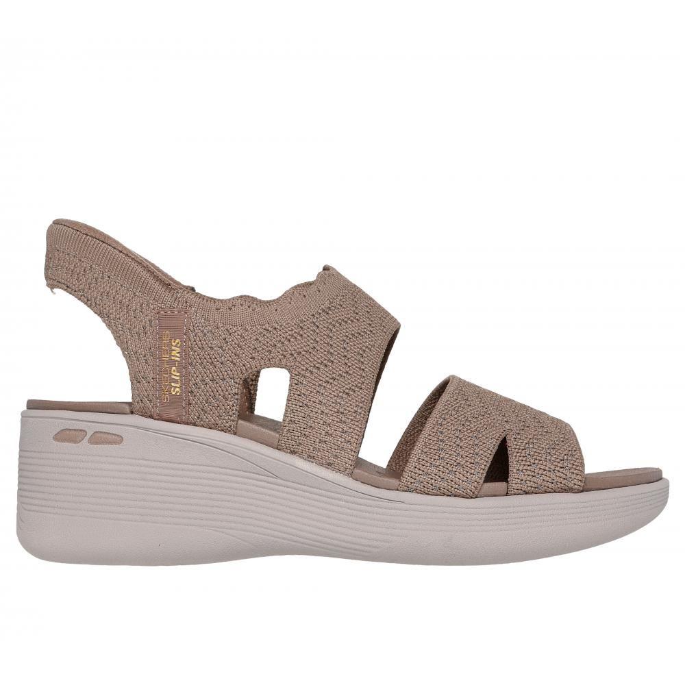 Sandalia Mujer Skechers Slip-ins: Pier-Lite Café-0