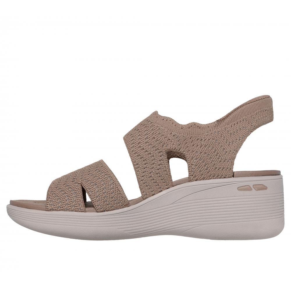 Sandalia Mujer Skechers Slip-ins: Pier-Lite Café-3