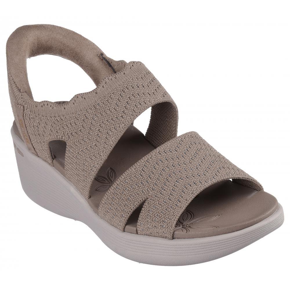 Sandalia Mujer Skechers Slip-ins: Pier-Lite Café-4