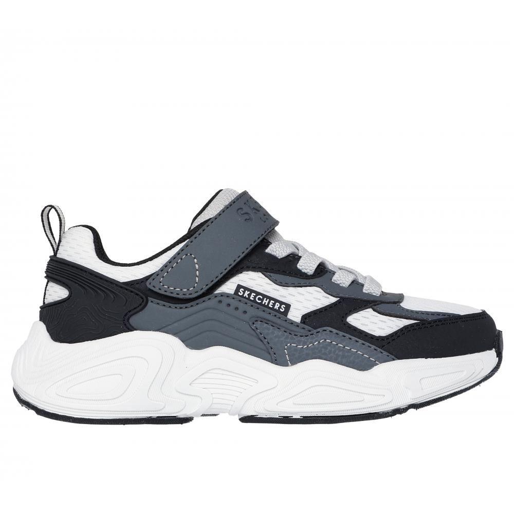 Zapatillas Niño Mega-Craft 4K Gris BK Skechers-4