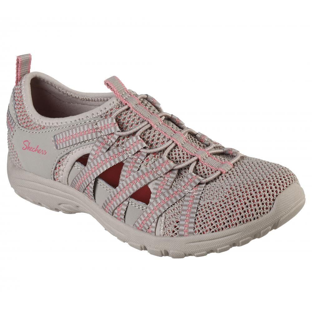 Zapatilla Mujer Reggae Fest 2.0 Happy Getaway Beige Skechers-5