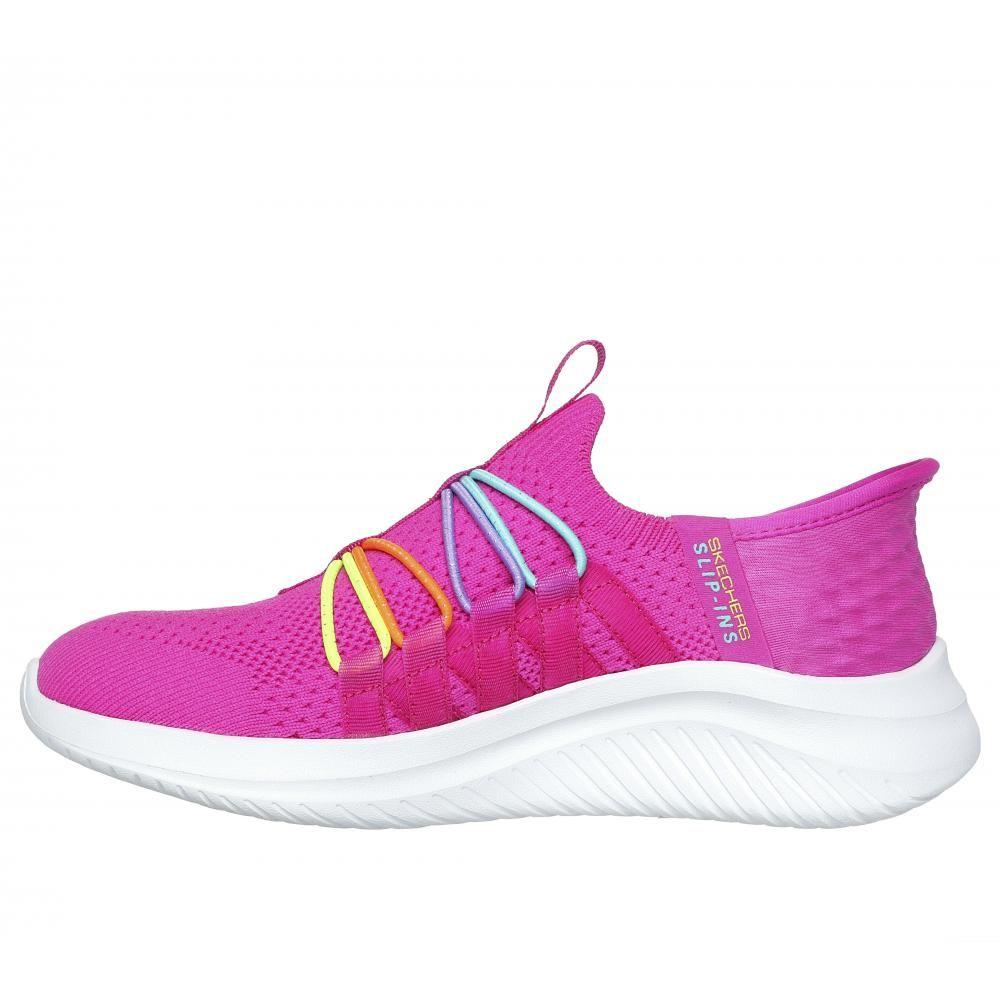 Zapatilla Niña Skechers Slip-ins: Ultra Flex 3.0 Rosado-3