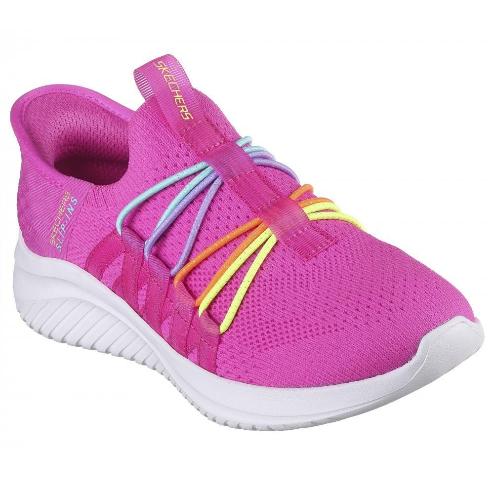 Zapatilla Niña Skechers Slip-ins: Ultra Flex 3.0 Rosado-4
